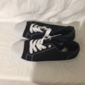 A pair of men’s sneakers